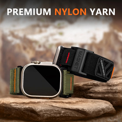 Magnetic Nylon Stretchy Apple Watch Band