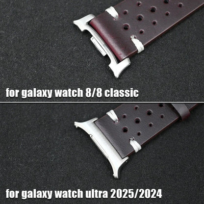 Leather Samsung Galaxy Watch 8 Bands | Classic & Ultra 47mm Strap