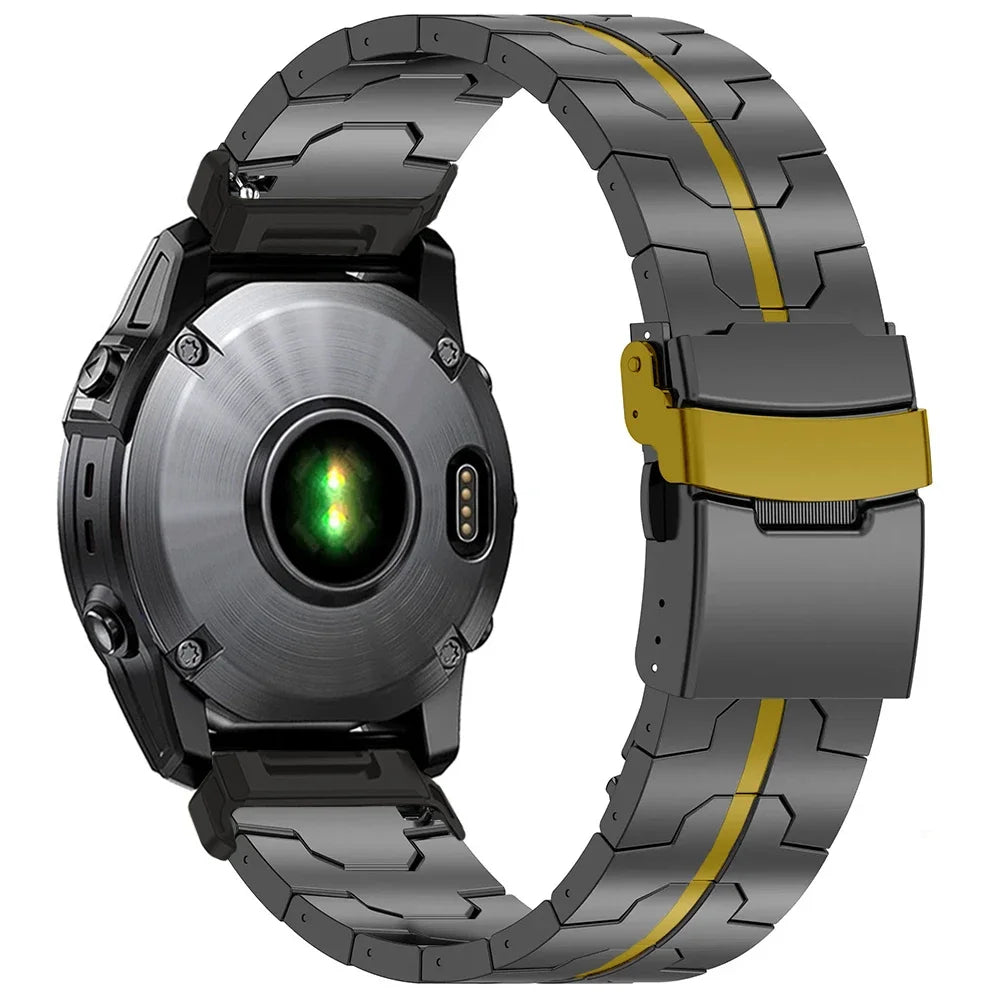 Luxury Metal Garmin Watch Band | QuickFit 22mm & 26mm
