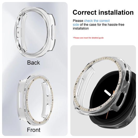 Metal Scale PC Case for Samsung Galaxy Watch 8 – 40mm & 44mm