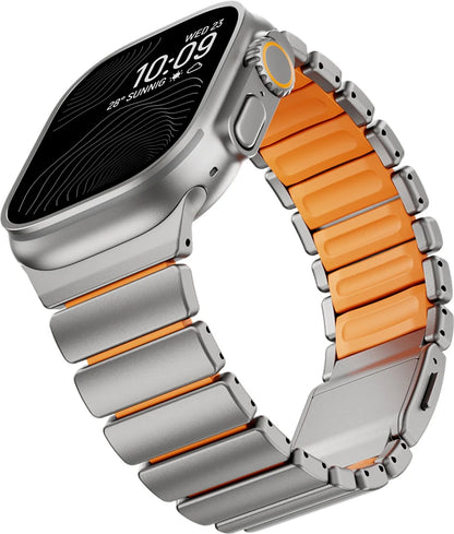 Apple Watch Ultra 3 Titanium Band | Magnetic Fluororubber Strap