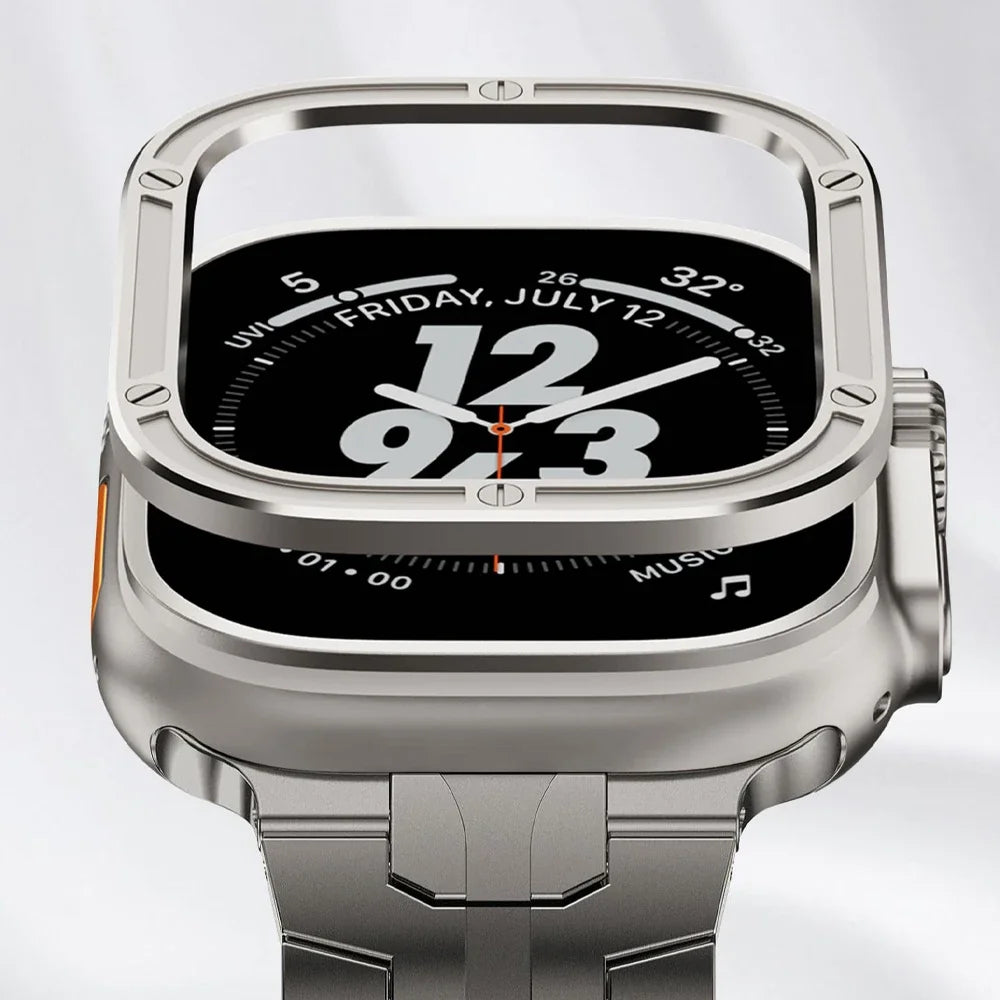 Luxury 316L Stainless Steel Protective Ring for Ultra 49mm