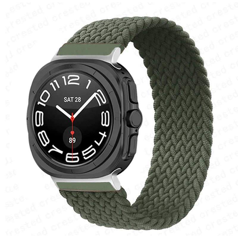 Stretchy Braided Solo Bands for Galaxy Watch Ultra