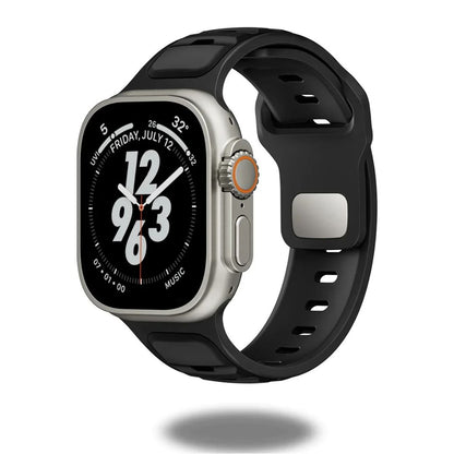 Trendy Rugged Silicon Dual Tone Sports Bands