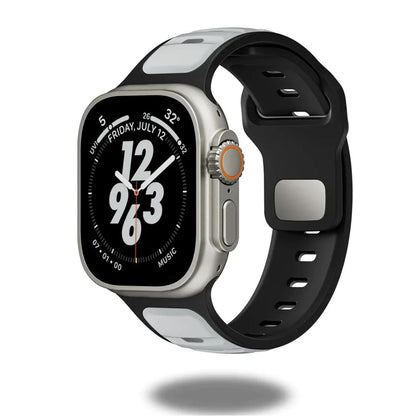 Trendy Rugged Silicon Dual Tone Sports Bands