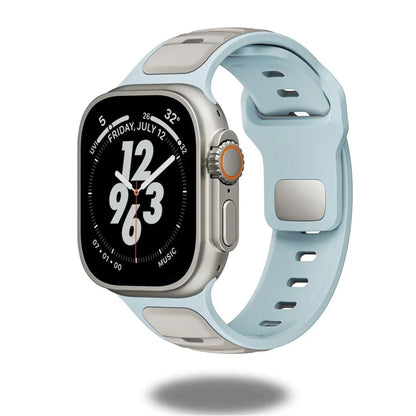 Trendy Rugged Silicon Dual Tone Sports Bands