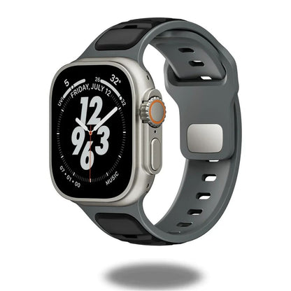 Trendy Rugged Silicon Dual Tone Sports Bands