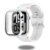 Silicon Sports Straps + Case with Glass For Apple Watch