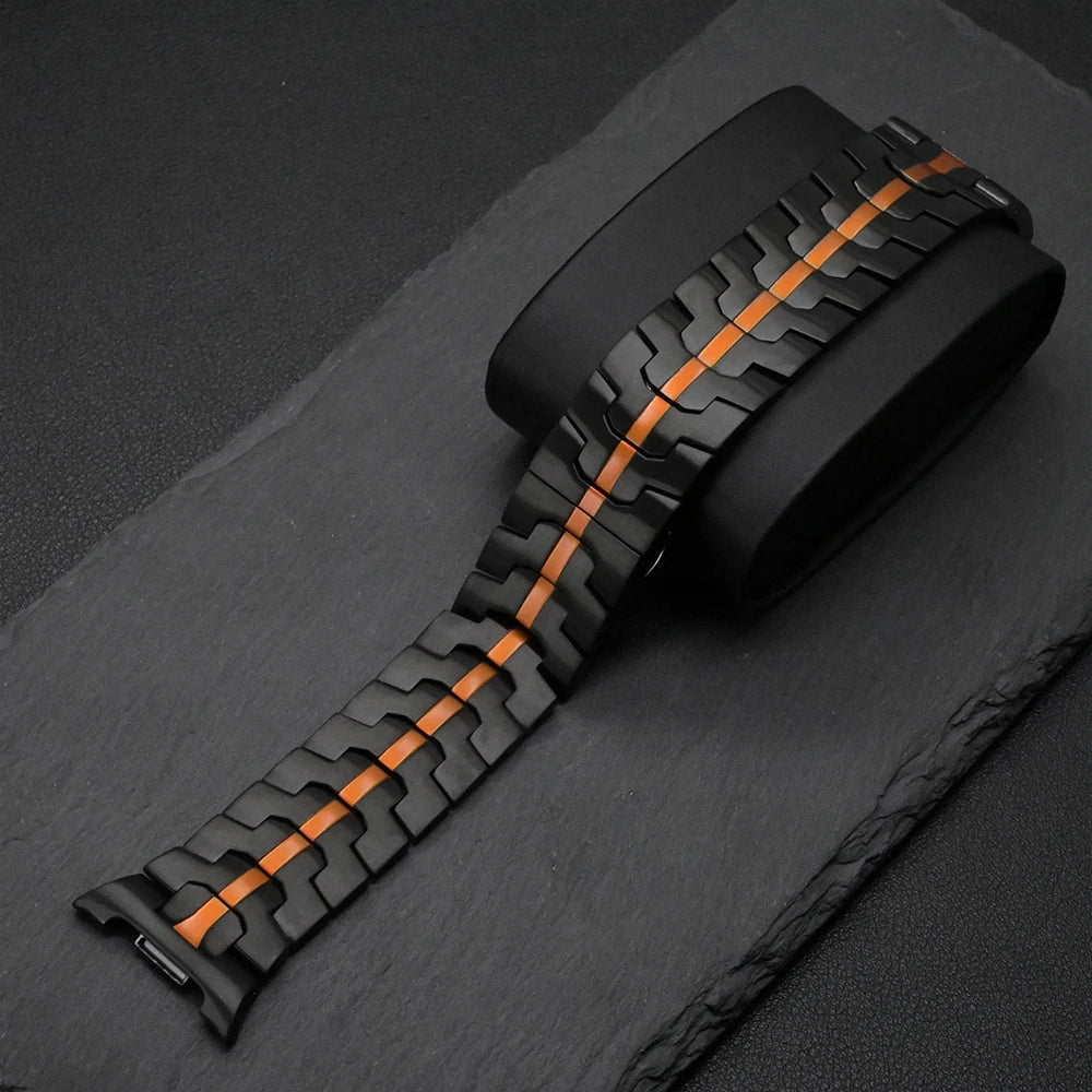 Luxury Stainless Steel No Gaps Band for Samsung Galaxy Watch 8