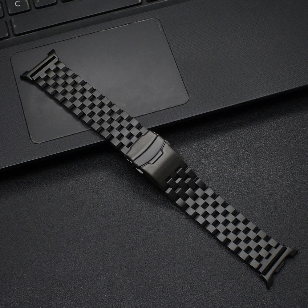 Luxury Stainless Steel No-Gap Bracelet for Galaxy Watch 8 & Ultra