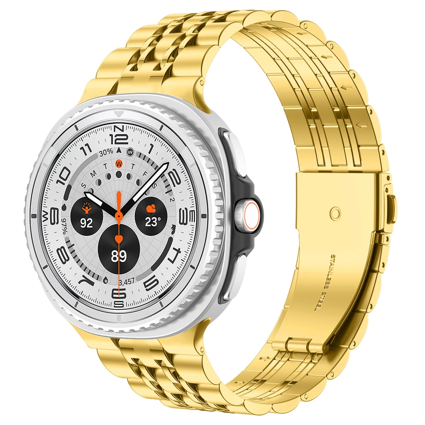 Denis, The Stainless Steel Metal Band for Galaxy Watch 8 & 8 Classic 46mm