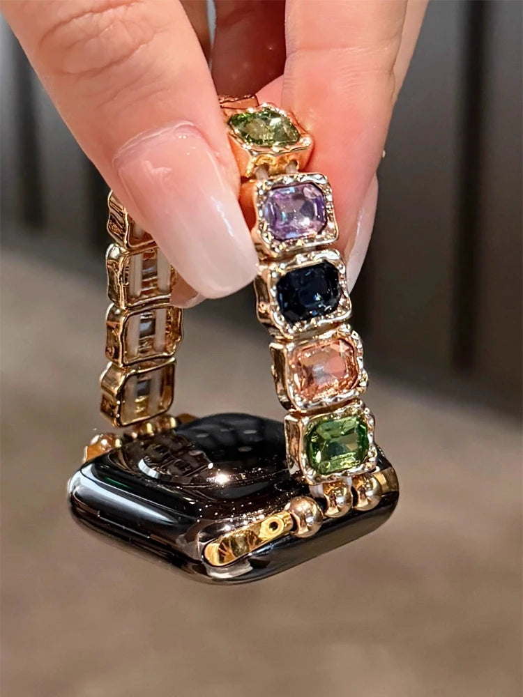 Elastic Diamond Bracelet Band for Apple Watch