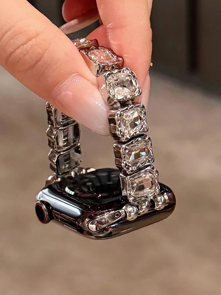 Elastic Diamond Bracelet Band for Apple Watch