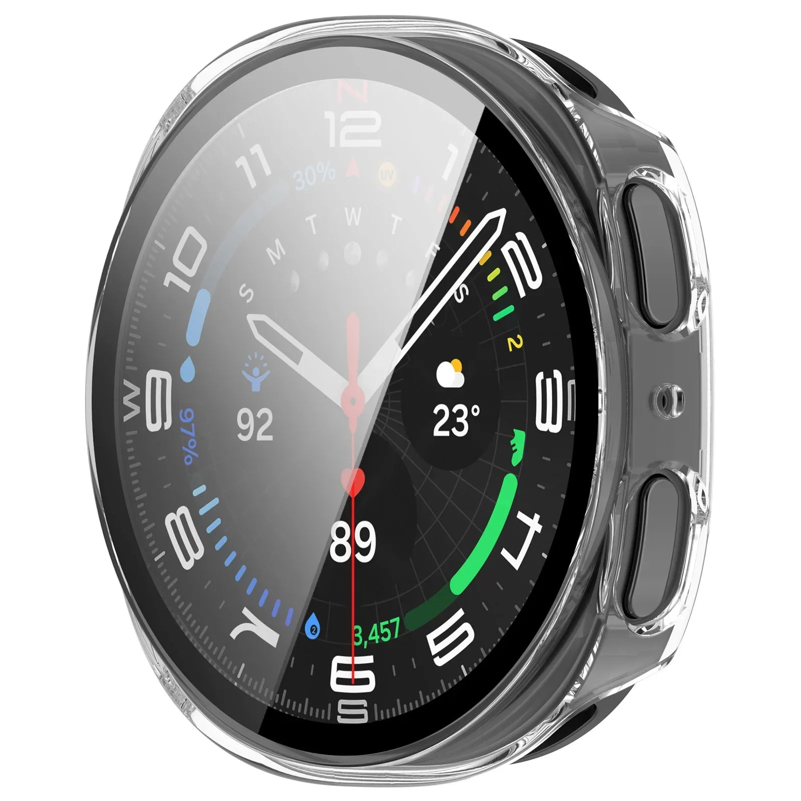 Galaxy Watch 8 Screen Protector Case 40/44mm – PC Bumper Cover for ultimate protection and style.