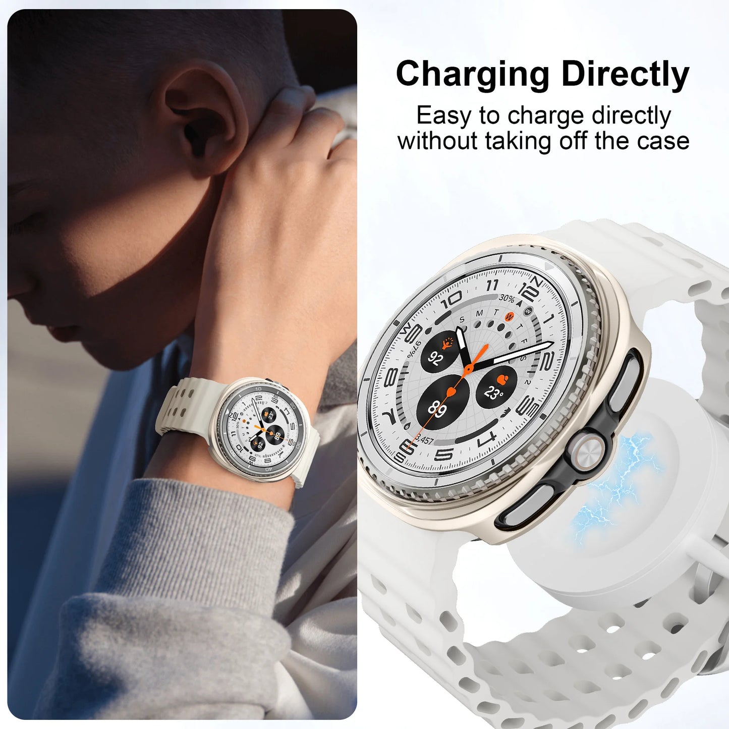 Hollow PC Protective Case for Galaxy Watch 8 & 8 Classic