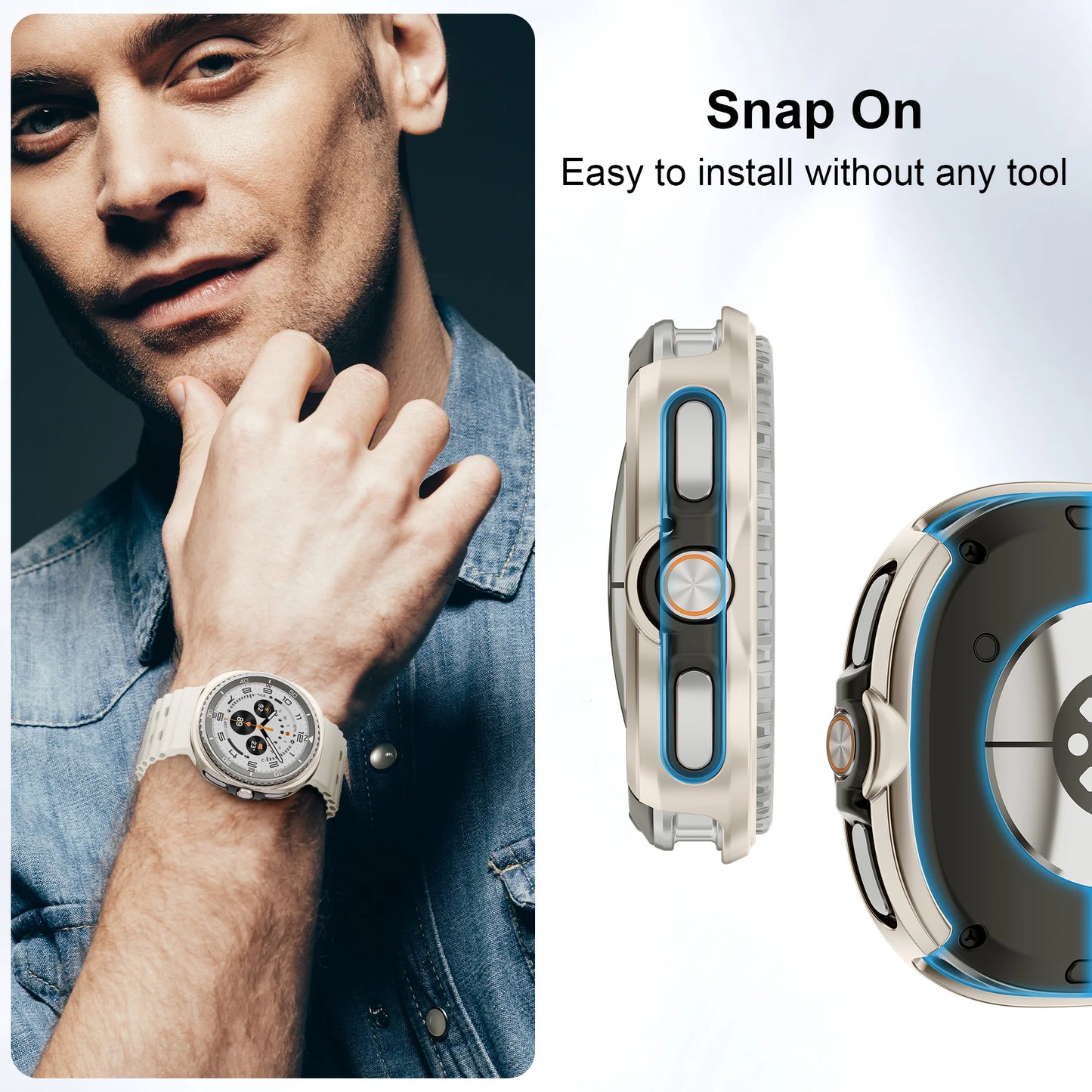 Hollow PC Protective Case for Galaxy Watch 8 & 8 Classic