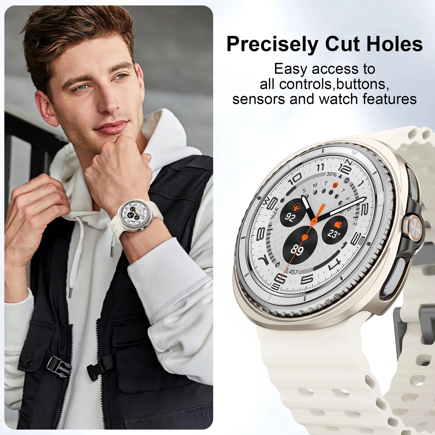 Hollow PC Protective Case for Galaxy Watch 8 & 8 Classic