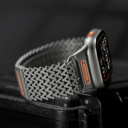 Lux Milanese Magnetic Apple Watch Band – Stainless Steel Strap