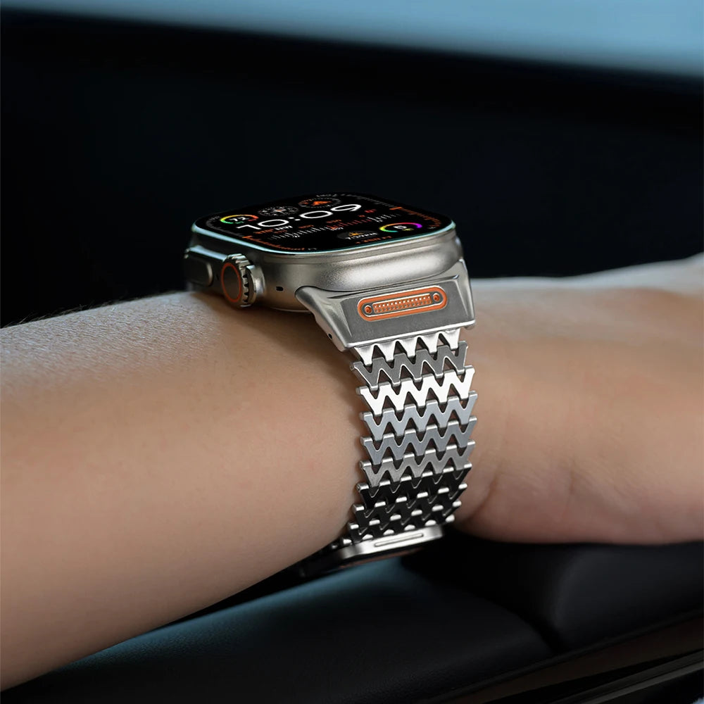 Lux Milanese Magnetic Apple Watch Band – Stainless Steel Strap