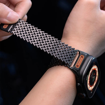 Lux Milanese Magnetic Apple Watch Band – Stainless Steel Strap