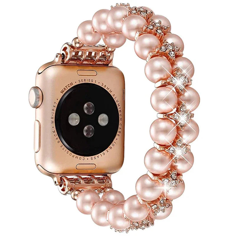 Pearl Beaded Apple Watch Band