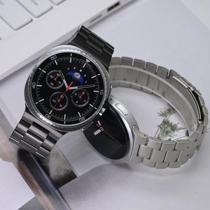 Luxury Stainless Steel Band for Galaxy Watch 8 & 8 Classic