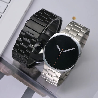 Luxury Stainless Steel Link Band for Galaxy Watch 8 & 8 Classic