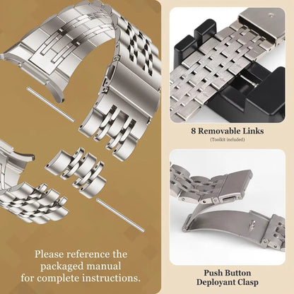 Luxury Metal Band for Samsung Galaxy Watch 8/8 Classic 46mm/44mm