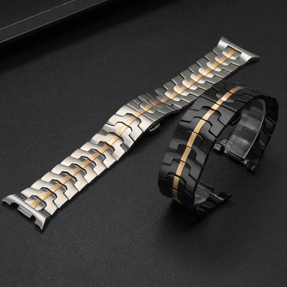 Luxury Stainless Steel No Gaps Band for Samsung Galaxy Watch 8