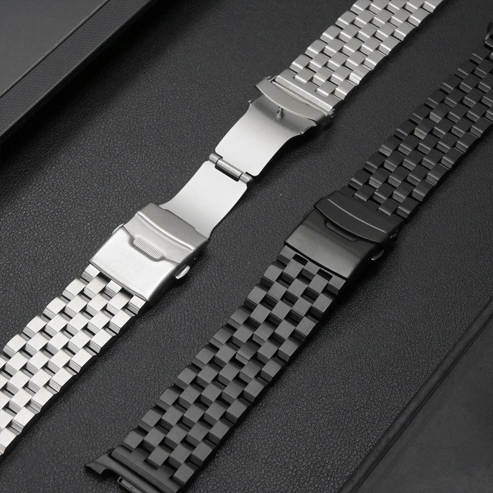Luxury Stainless Steel No-Gap Bracelet for Galaxy Watch 8 & Ultra
