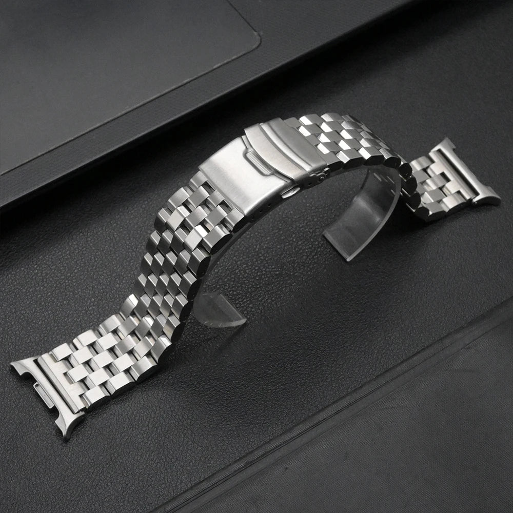 Luxury Stainless Steel No-Gap Bracelet for Galaxy Watch 8 & Ultra