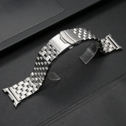 Luxury Stainless Steel No-Gap Bracelet for Galaxy Watch 8 & Ultra