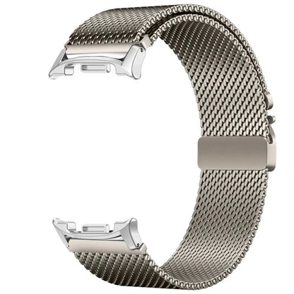 Magnetic Milanese Loop for Samsung Galaxy Watch 8/Ultra 47mm stylish stainless steel mesh band.