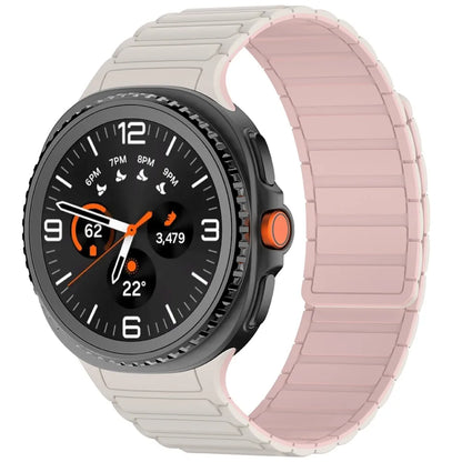 Magnetic Silicone Loop Band for Samsung Galaxy Watch 8 40/44/46mm with stylish design and magnetic buckle.