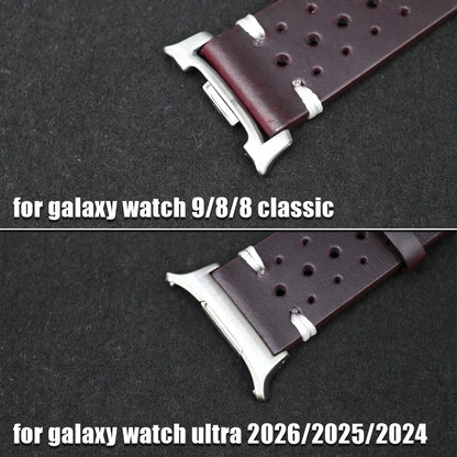 Leather Galaxy Watch 9 & 8 Band | Classic & Ultra 2 & 1 Strap