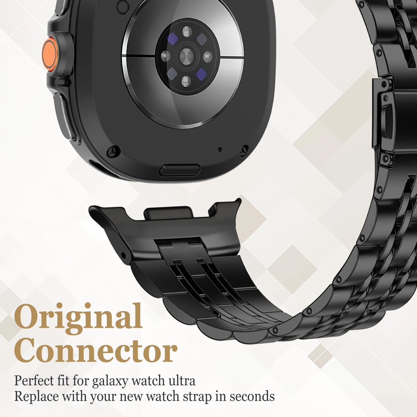 Denis, The Stainless Steel Metal Band for Galaxy Watch 8 & 8 Classic 46mm