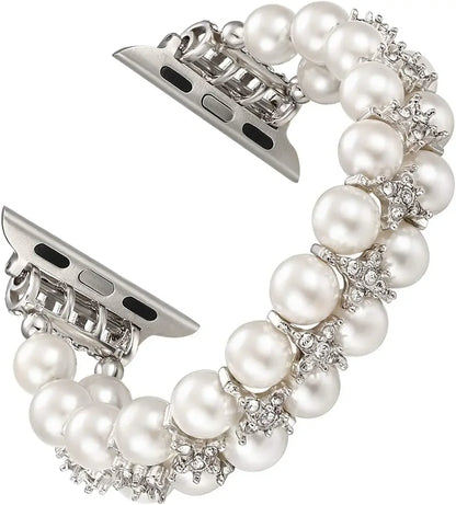 Pearl Beaded Apple Watch Band