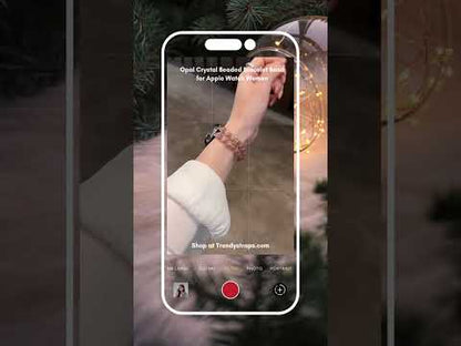 Opal Crystal Beaded Bracelet Band for Apple Watch Women