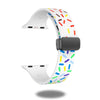 Rainbow Silicon Magnetic Clasp Bands