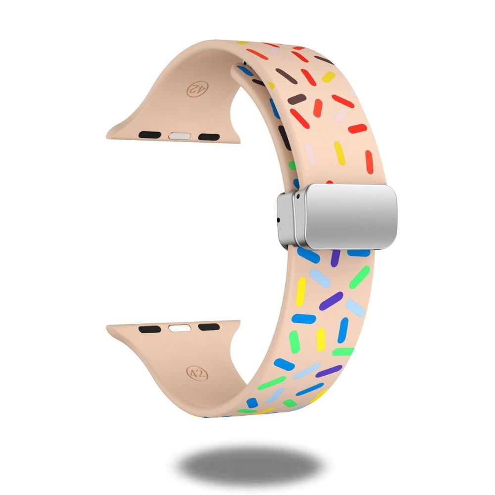 Rainbow Silicon Magnetic Clasp Bands
