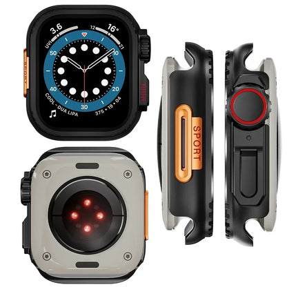 Rugged Aluminum Alloy Case for Apple Watch Ultra 3/Series 11/9/8/7 – 49mm to 44mm