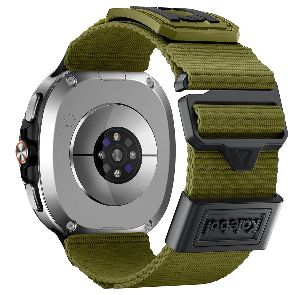 Nylon Sport Strap for Galaxy Watch 8 46mm/44mm/40mm Soft Loop Band