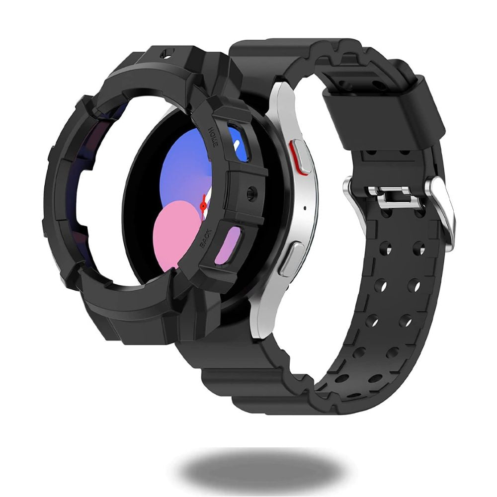 Étui + bracelet en silicone robuste 