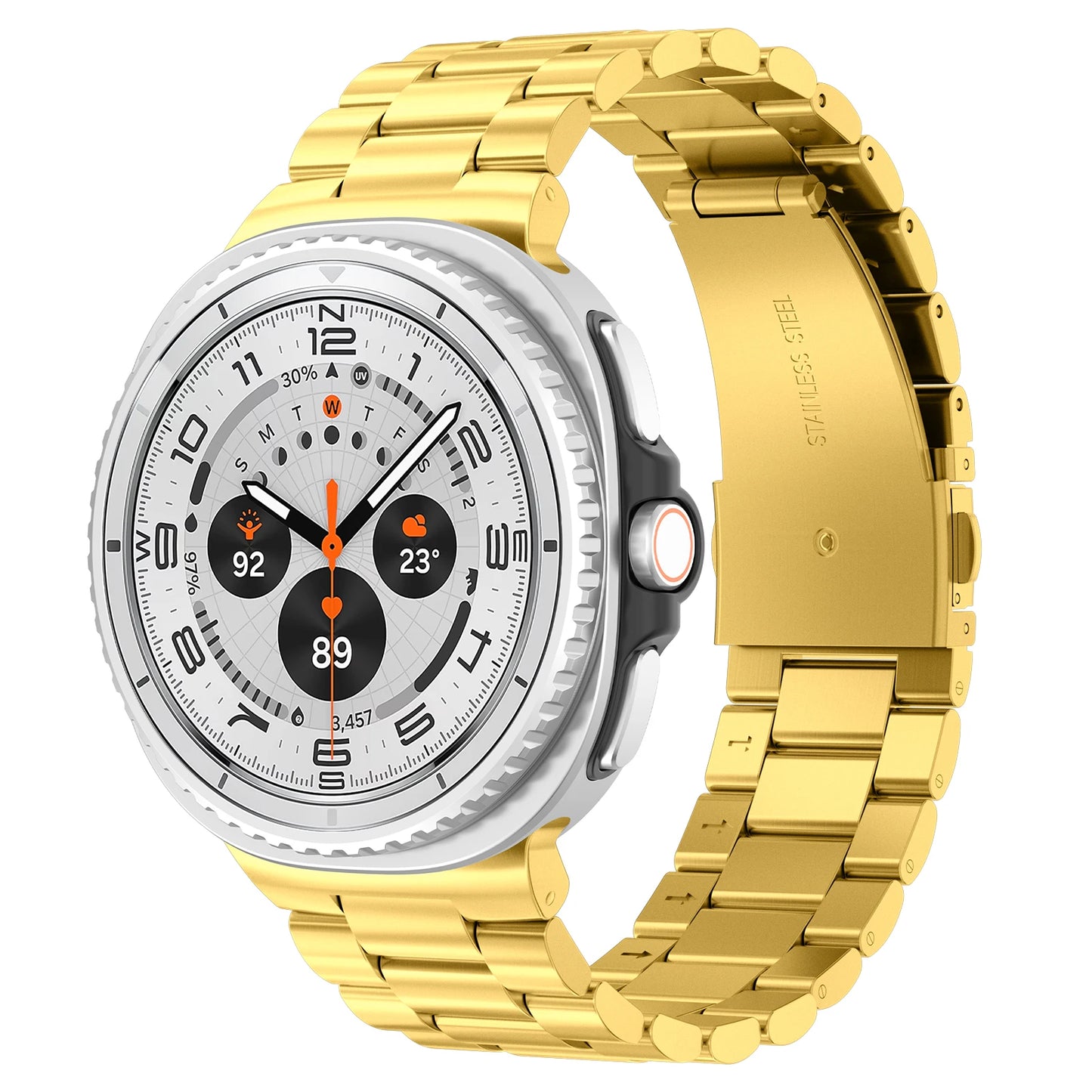 Stainless Steel Metal Band for Galaxy Watch 8 & Classic 46mm