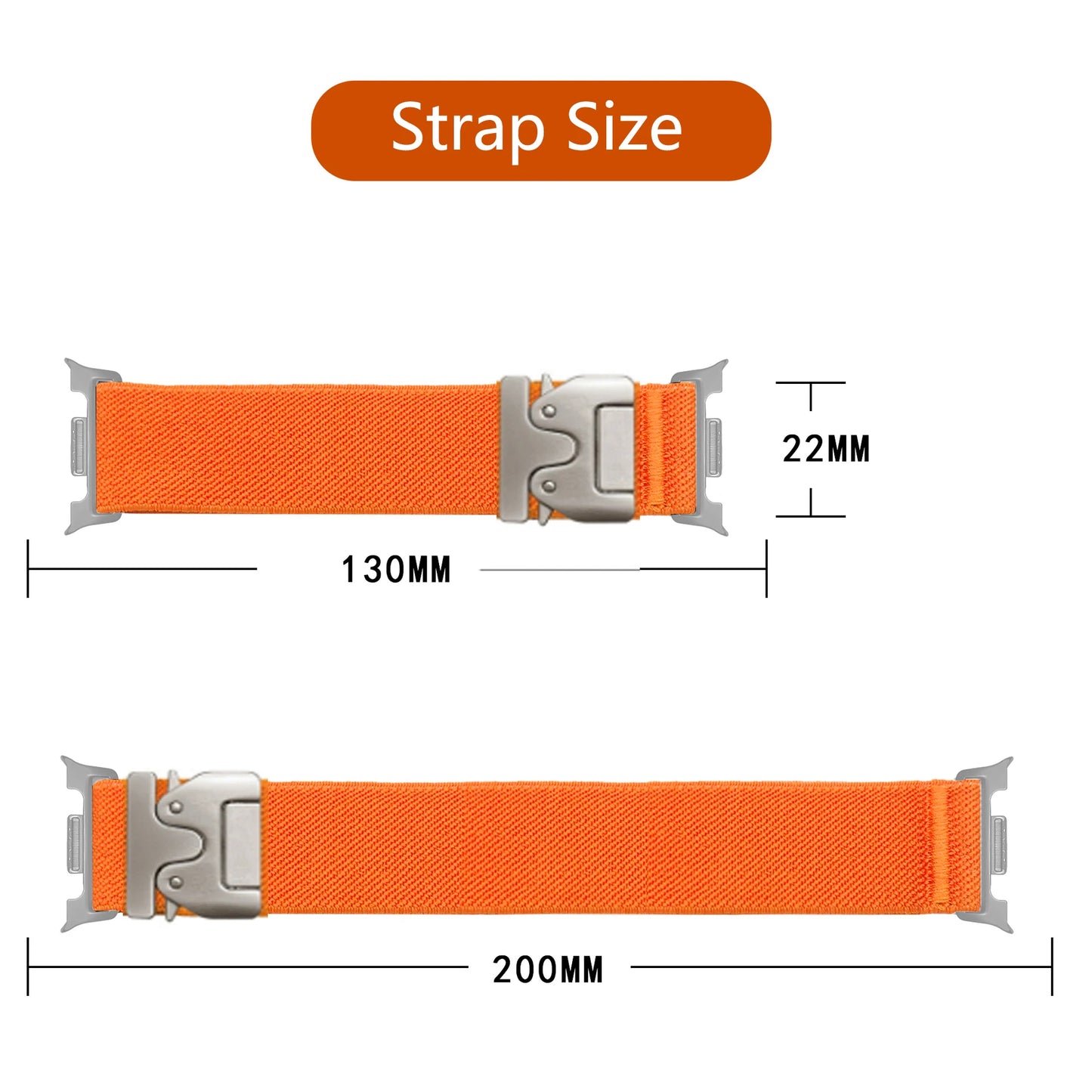 Stretchy Nylon Band for Samsung Galaxy Watch 8 & 8 Classic