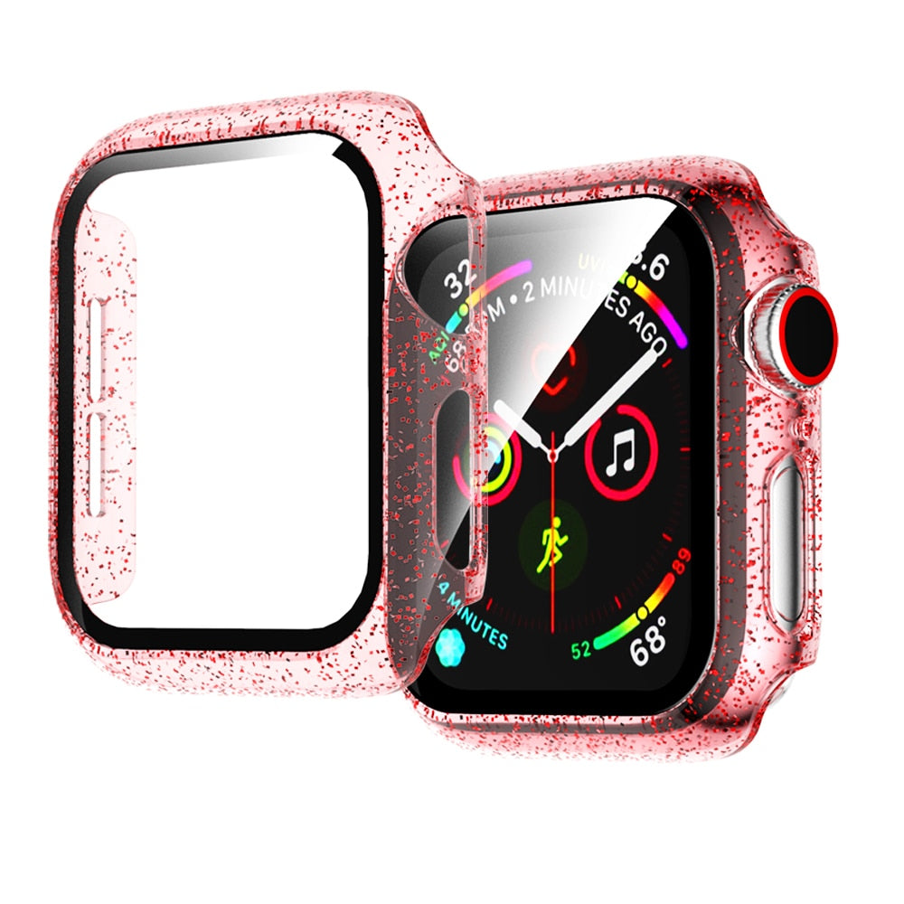 Glitter Jelly Case + Screen Protector for Apple Watch