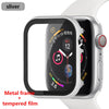 Glass + Metal Frame Case for Apple Watch 