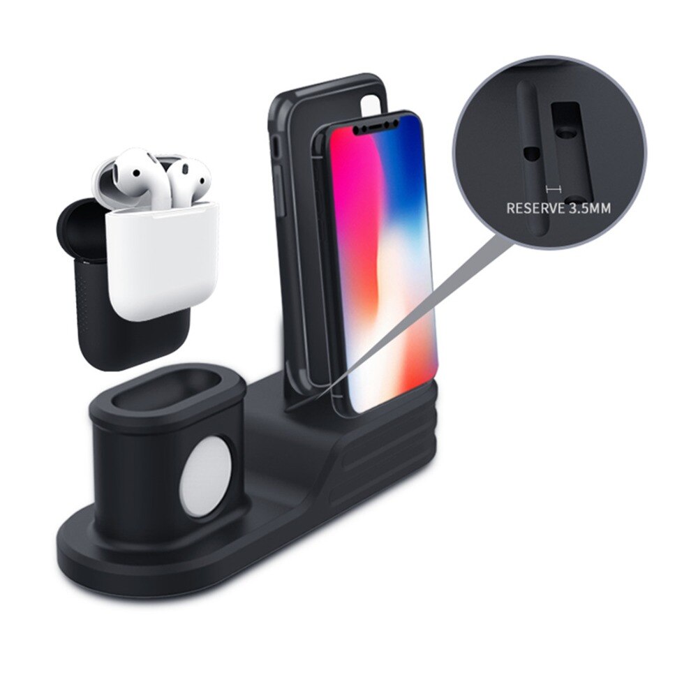 Charging Station for Apple Watch, Airpod & iPhone