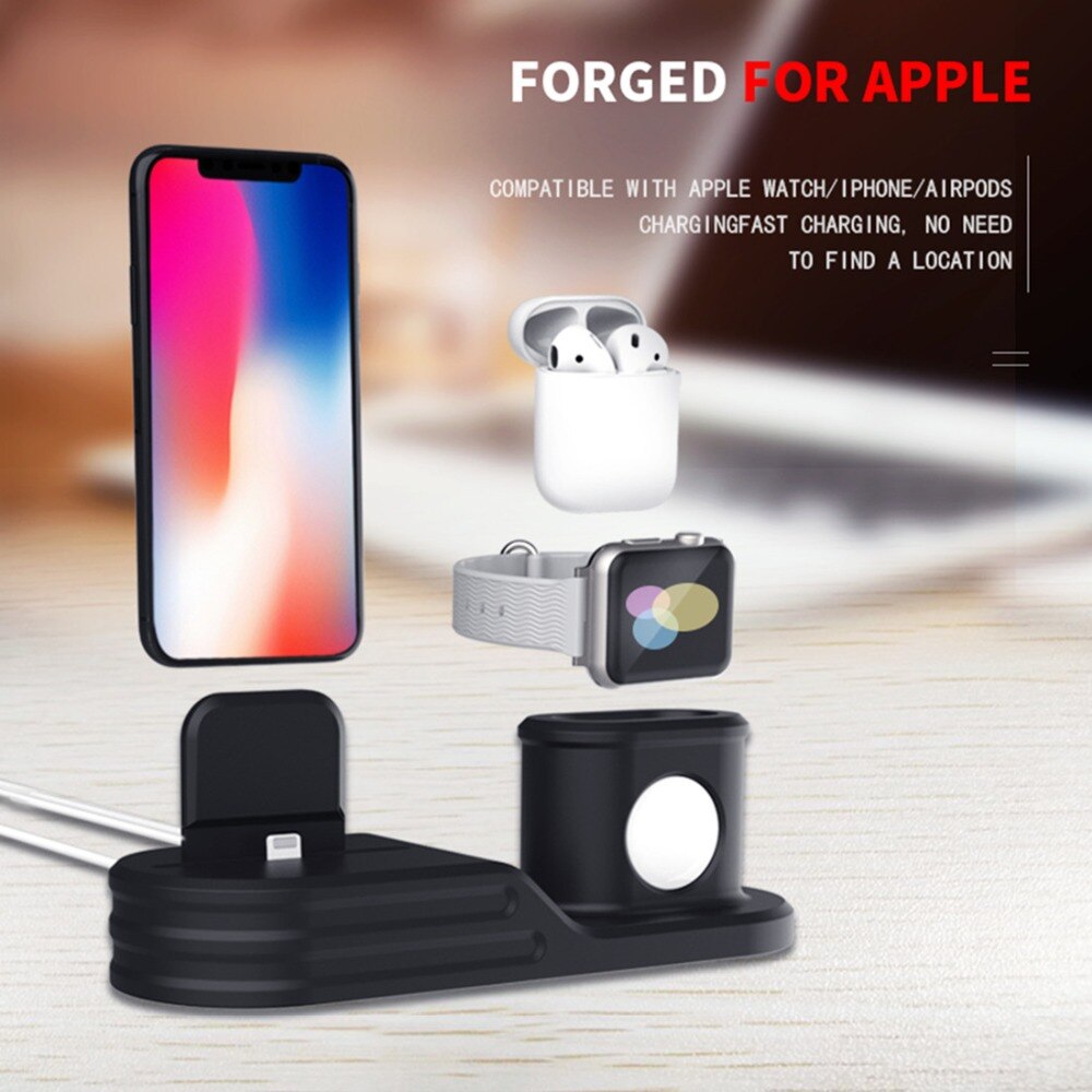 Charging Station for Apple Watch, Airpod & iPhone