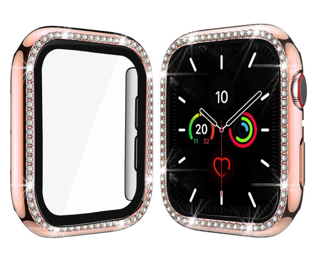 Diamond Style Case + Protective Glass For Apple Watch